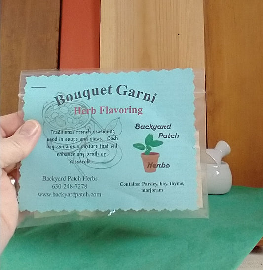 Bouquet Garni Seasoning Packets, herb seasoning for soups, stews and casseroles, bay leaf, rosemary, peppercorns