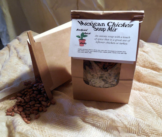 Gourmet Mexican Chicken and Wild Rice Dry Soup Mix, Backyard Patch Herbs,