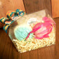 Bath Spa Box Gift Set, Lemon/Yellow, Bath Salts, Bath Fizz, soap