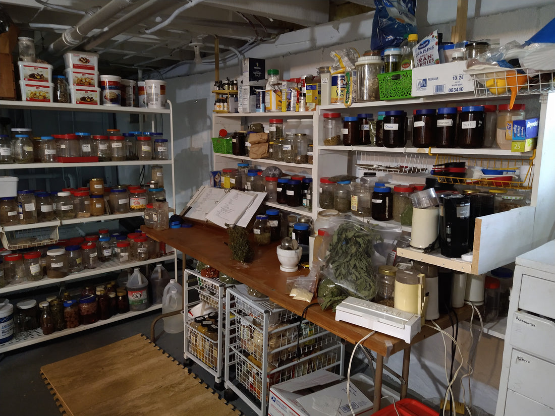 Spring Cleaning in the Herb Room