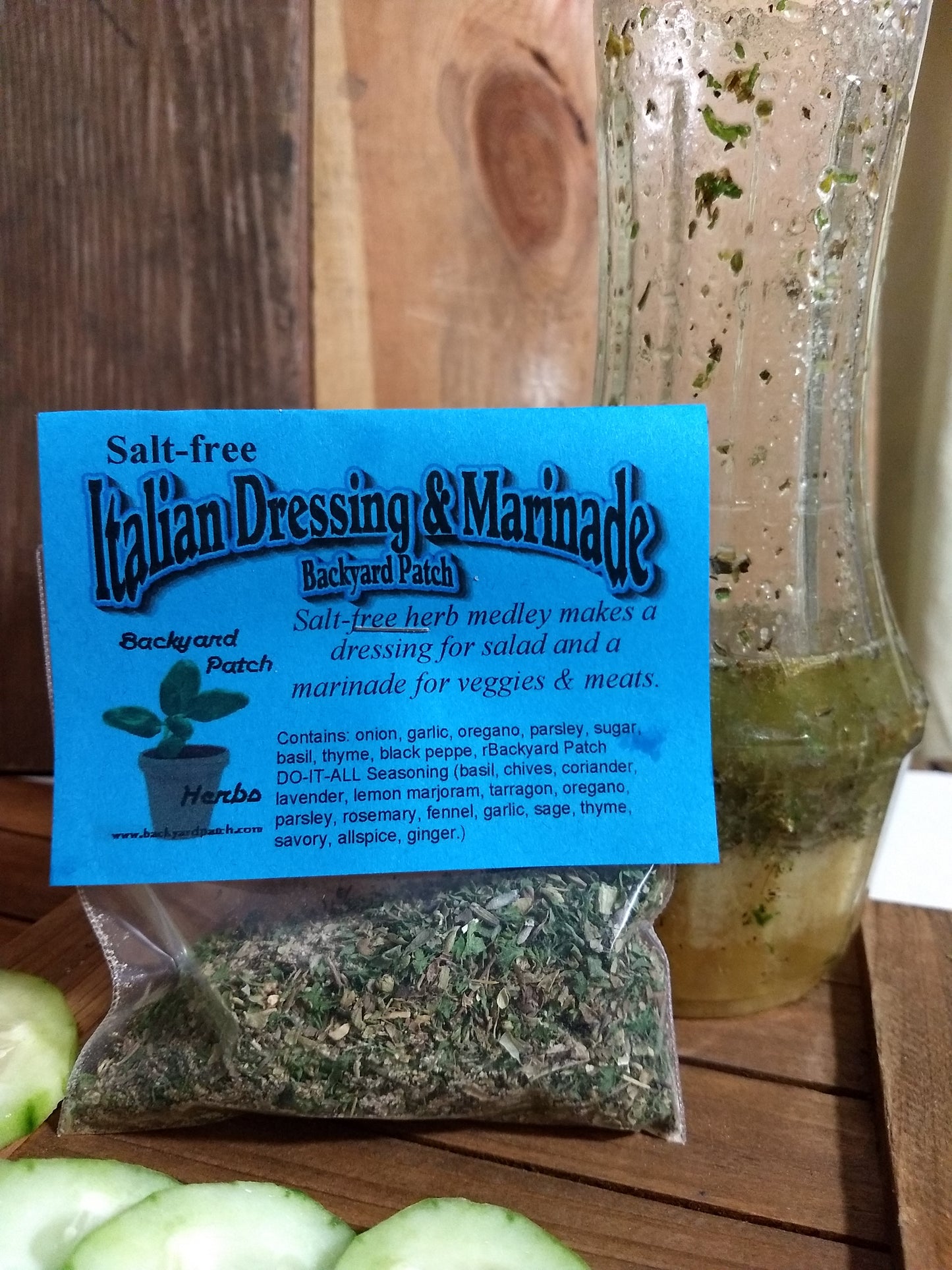 Italian Dressing & Marinade Herb Blend for Cooking, Hand-blended dry HERB MIX, gluten free