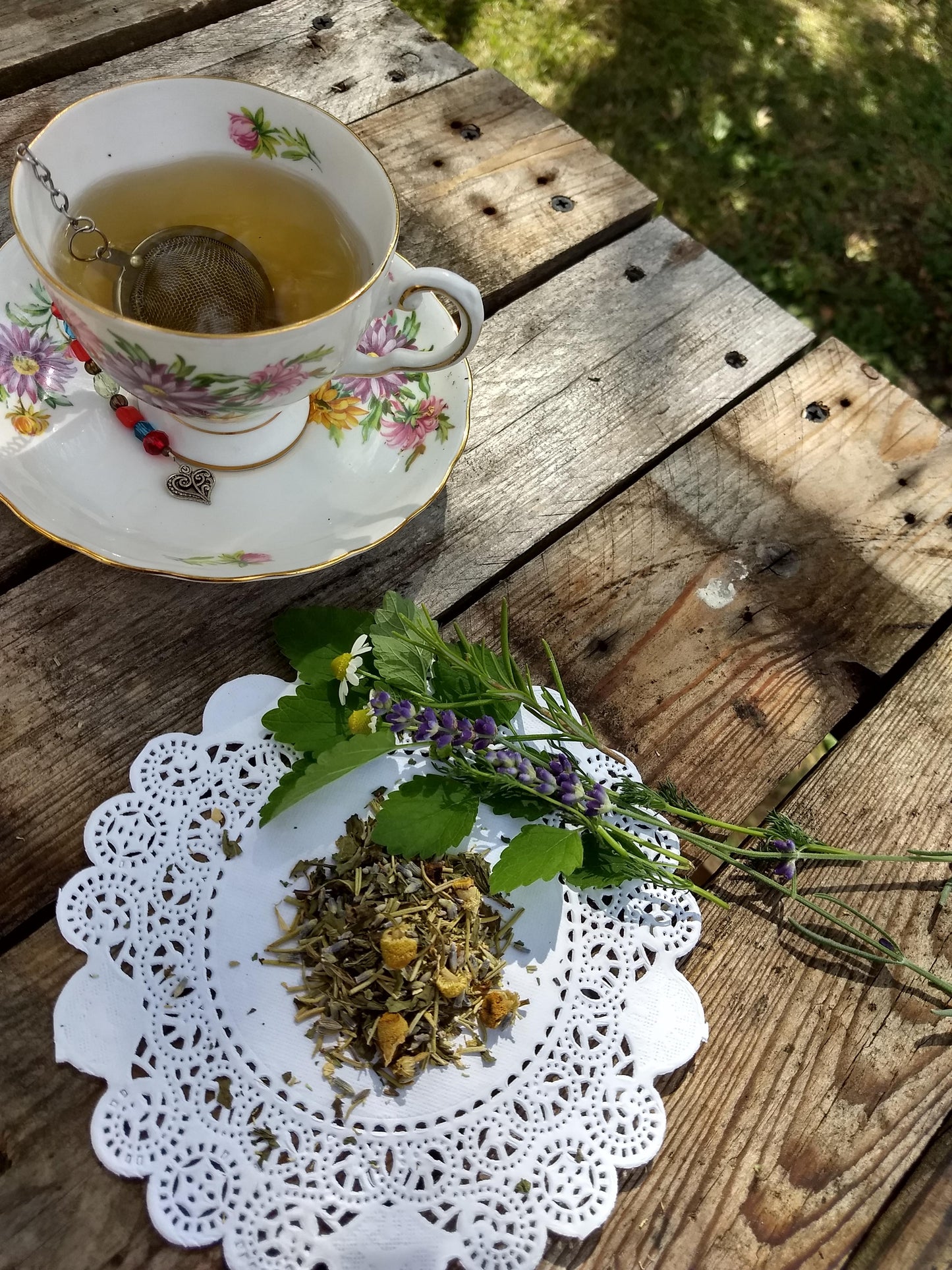 Calming Spirit Loose Herbal Tea, mint, lavender, chamomile, cloves