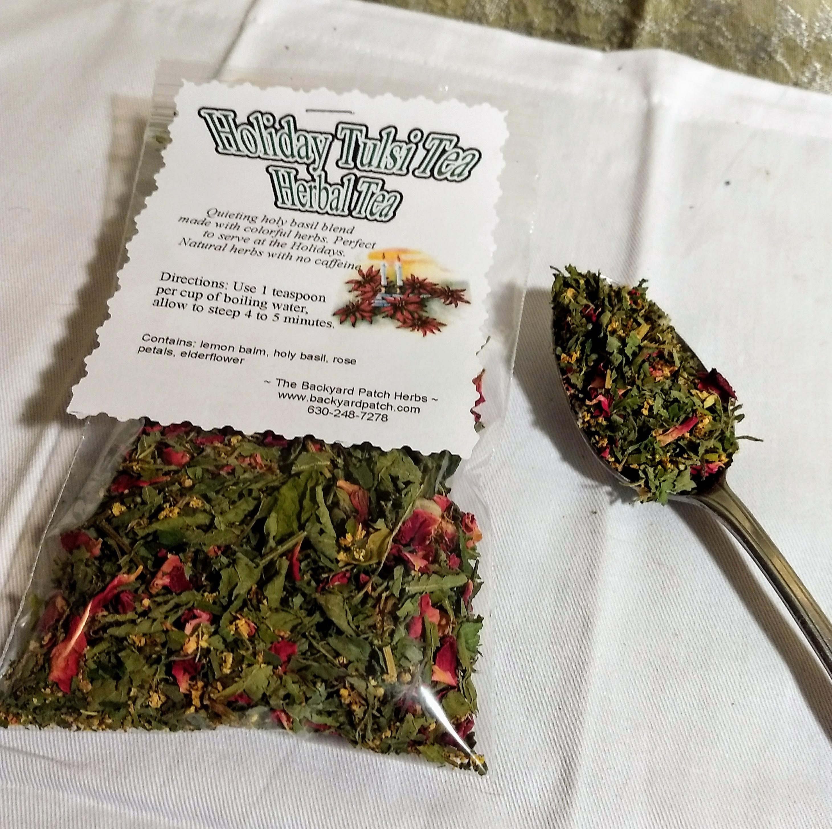 Holiday Tea Blend Holiday Holy Basil Tea Tulsi Tea Lemon Balm