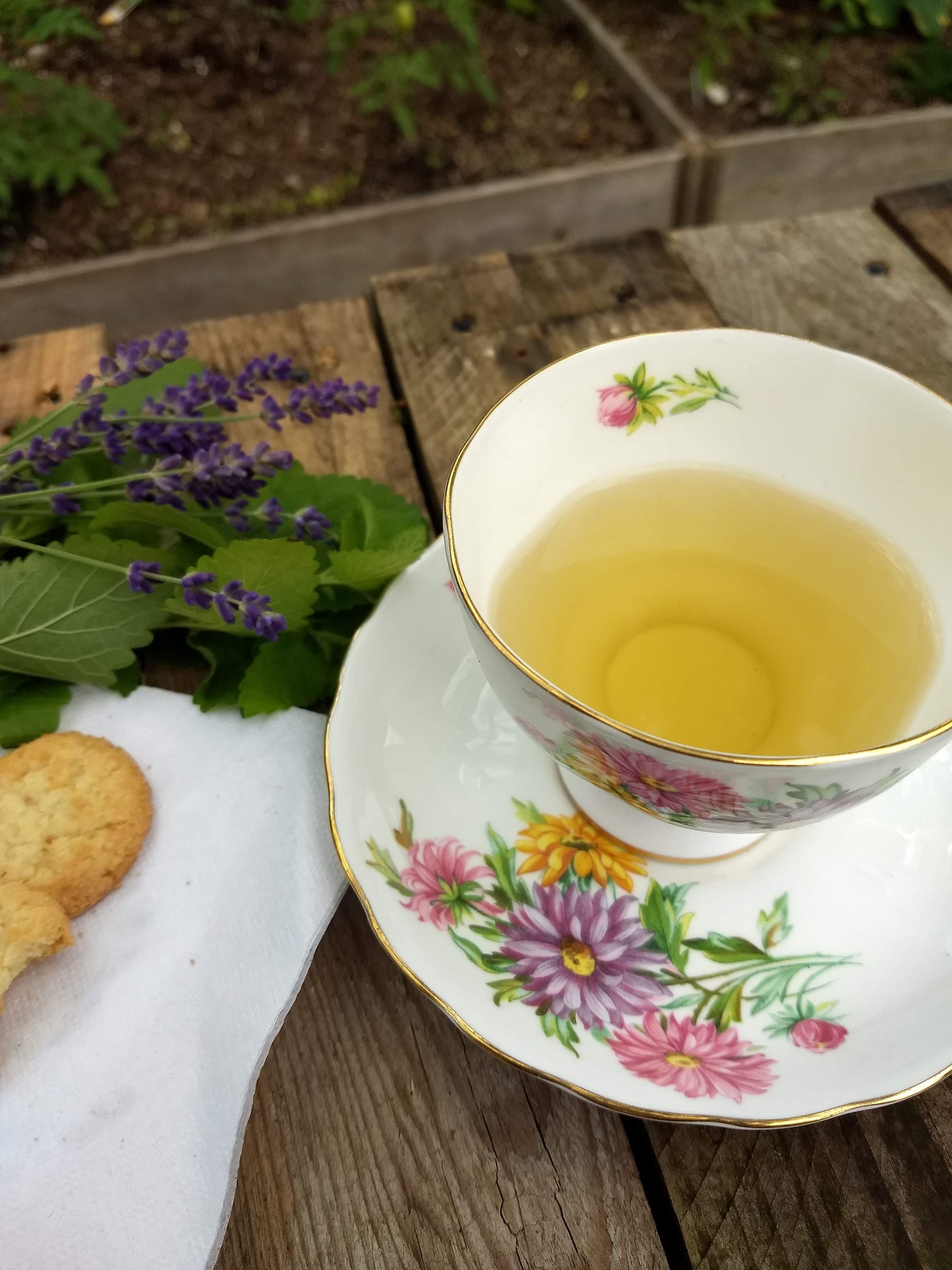 Lavender Peppermint Loose Herbal Tea, mint, lavender, no caffeine