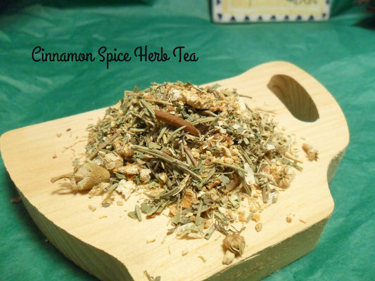Cinnamon Spice Loose Herbal Tea,  Cinnamon, chamomile, lemon balm, caffeine free