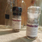 Gourmet Salt Herbed Dry Salt Cooking Blend, in a grinder jar