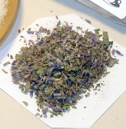 Lavender Peppermint Loose Herbal Tea, mint, lavender, no caffeine