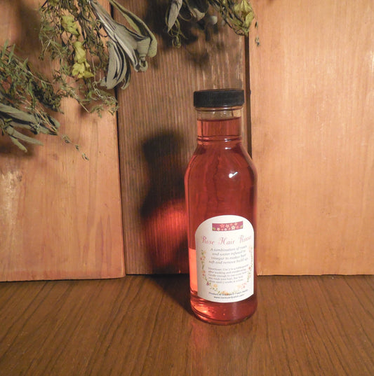 Rose Hair Rinse, remove residue with this safe herbal treatment