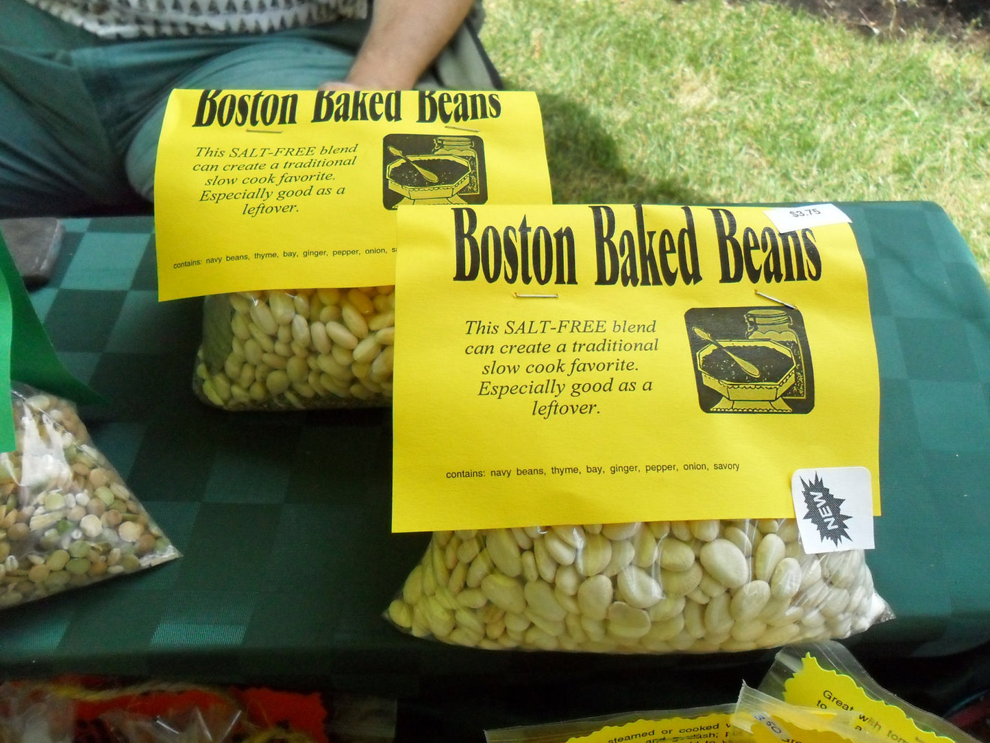 Boston Baked Beans Dry Cooking Mix, navy beans, seasonings,