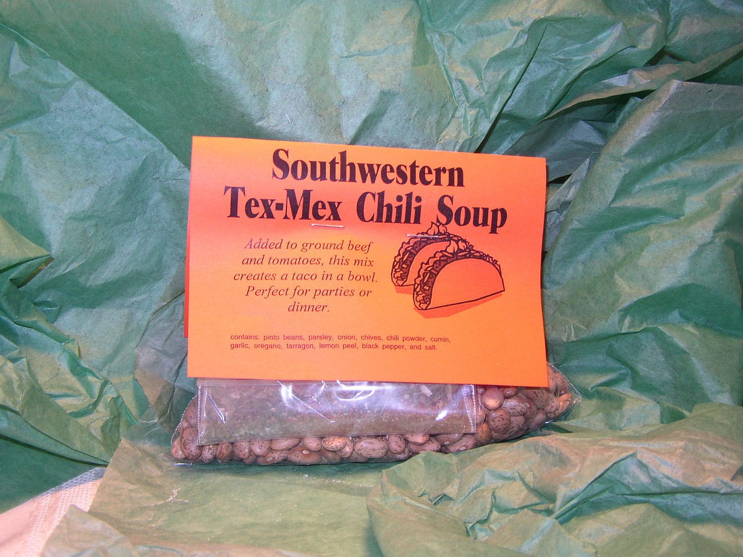 Southwest Tex Mex Chili Soup Mix, Gourmet Soup at home, dry mix