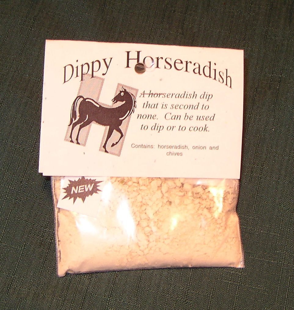Horseradish Dip Mix/ Horsey Dip, Salt Free blended Herb Mix, no salt, chives, dry mix, salt free
