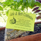 Zodiac Herb Box Gift Set | For Scorpio (Oct 23 to Nov 21) | Backyard Patch Herb Blends | with Garlic, Chamomile, Horseradish