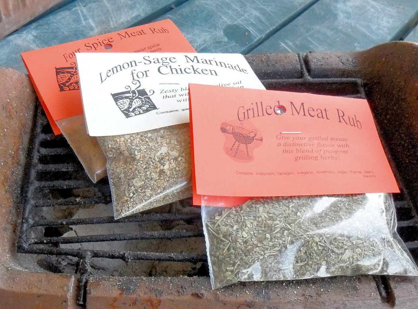 Set of Herb Mixes for grilling