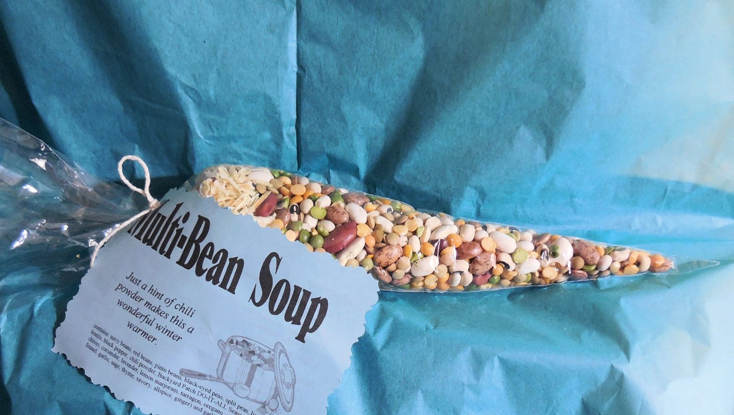 Multi Bean / 10 Bean Soup Mix | Gourmet dry soup mix | vegan | organic | Backyard Patch Herbs