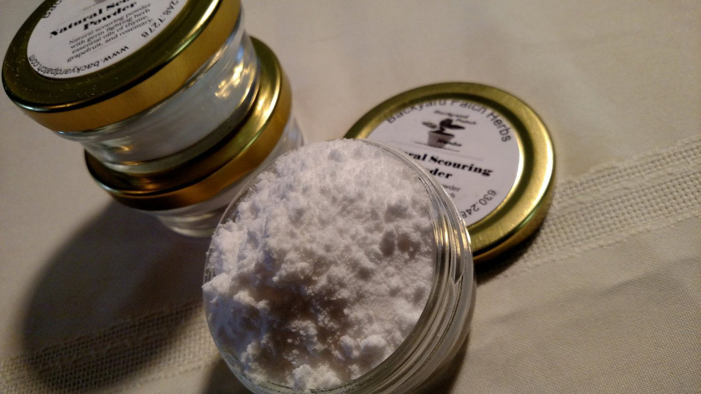 Natural Scouring Powder, eco, chemical free, Green Cleaning,